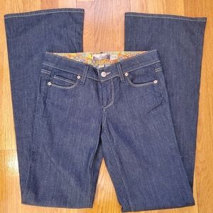 Paige Bentley Low-Rise Wide Leg Trouser Jeans